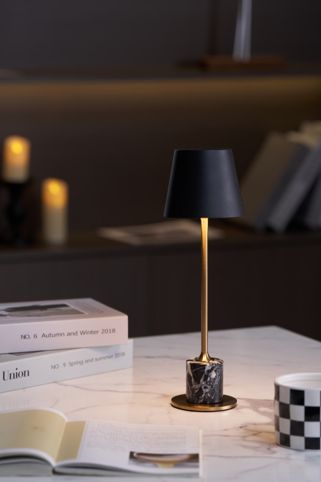 Lirio Mini Marble Table Lamp - Vakkerlight