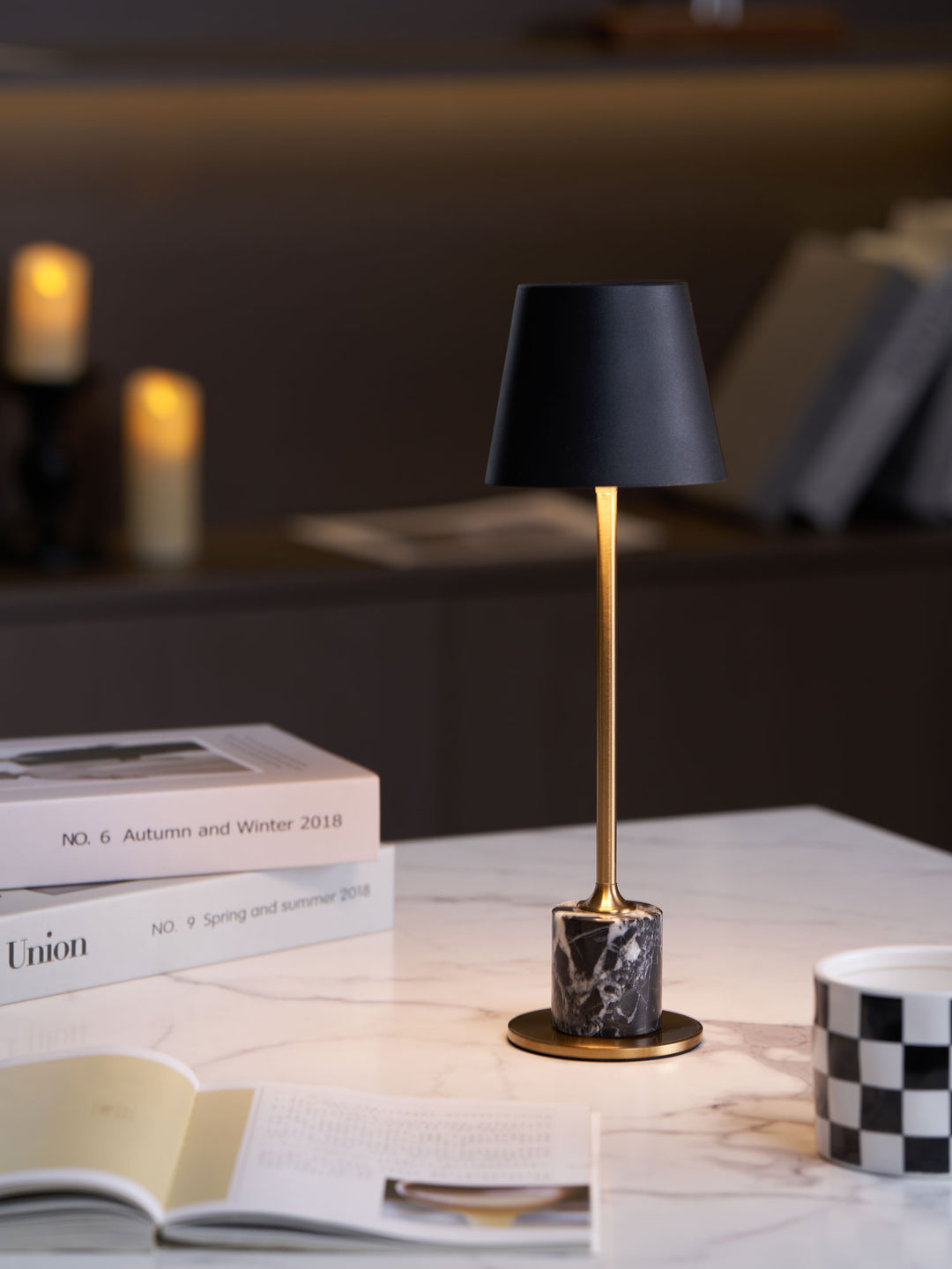 Lirio Mini Marble Table Lamp - Vakkerlight