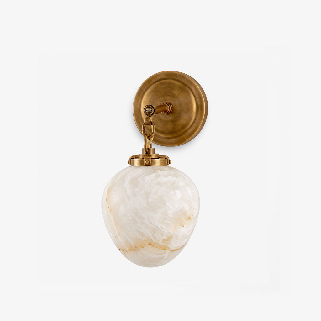 Locket Alabaster Wall Sconce