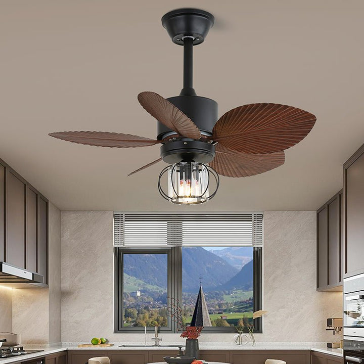 Loft Blade Cage Ceiling Fan Light - Vakkerlight