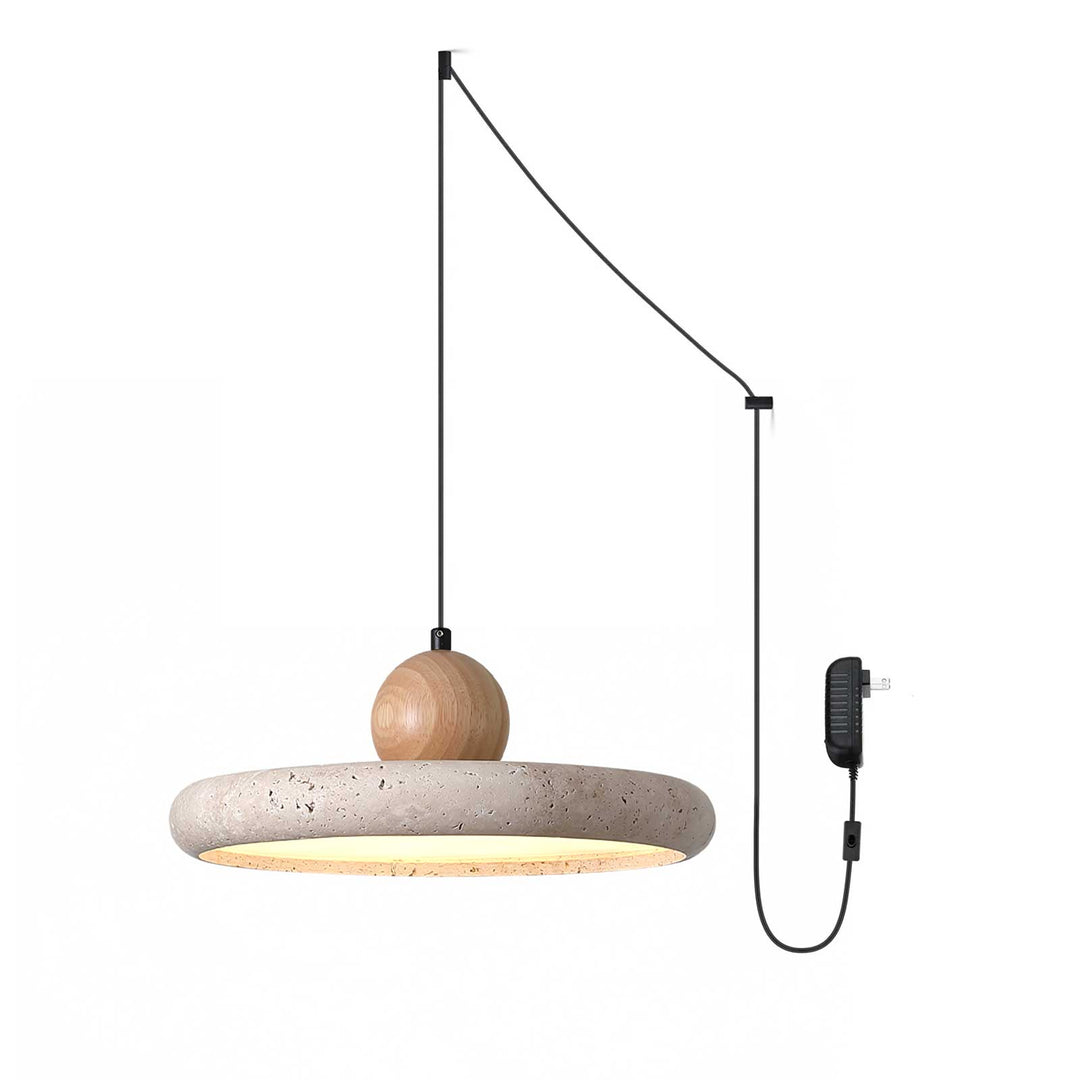 Lola Travertine Swag Pendant Light - Vakkerlight