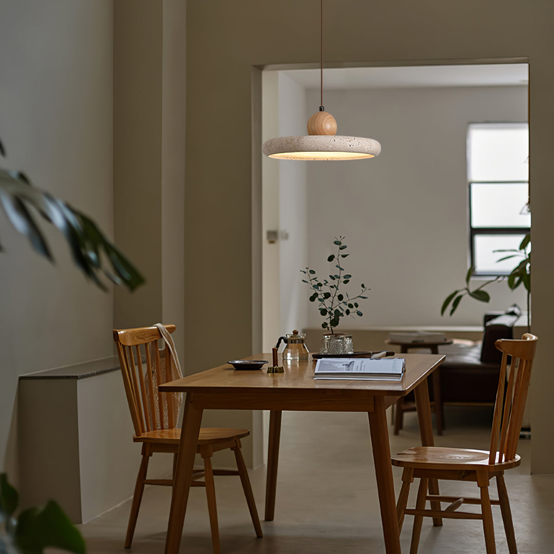 Lola Travertine Pendant Light