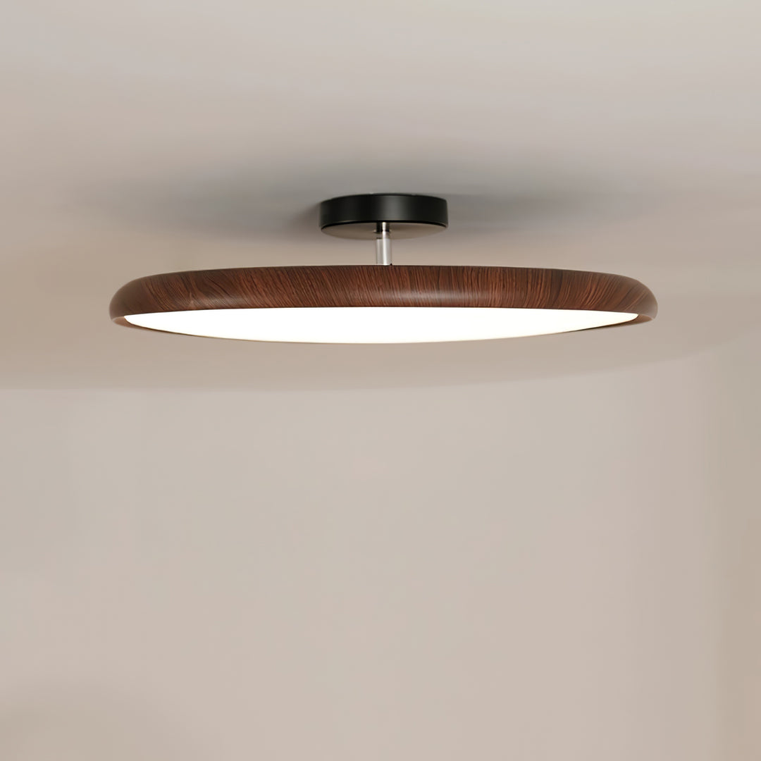 Lola Wood Grain Adjustable Ceiling Lamp