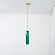 Long Tube Glass Pendant Light