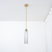 Long Tube Glass Pendant Light