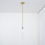 Long Tube Glass Pendant Light