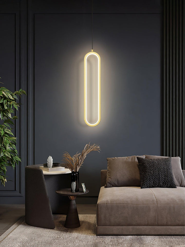 Long Oval LED Pendant Lamp - Vakkerlight