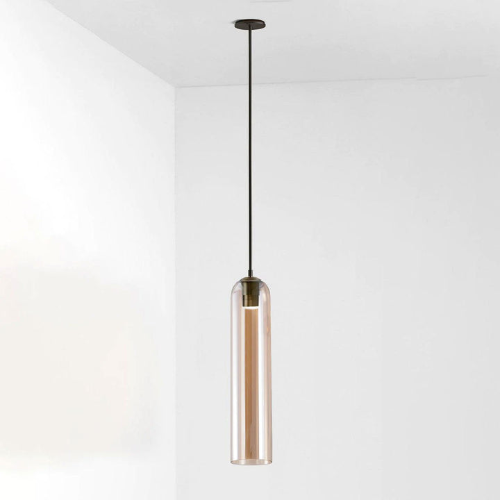 Long Tube Glass Pendant Light - Vakkerlight