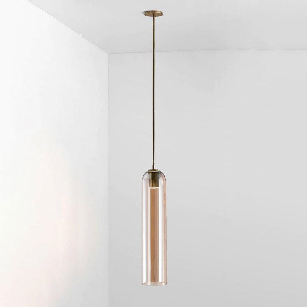 Long Tube Glass Pendant Light - Vakkerlight