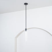 Long Tube Glass Pendant Light