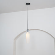 Long Tube Glass Pendant Light