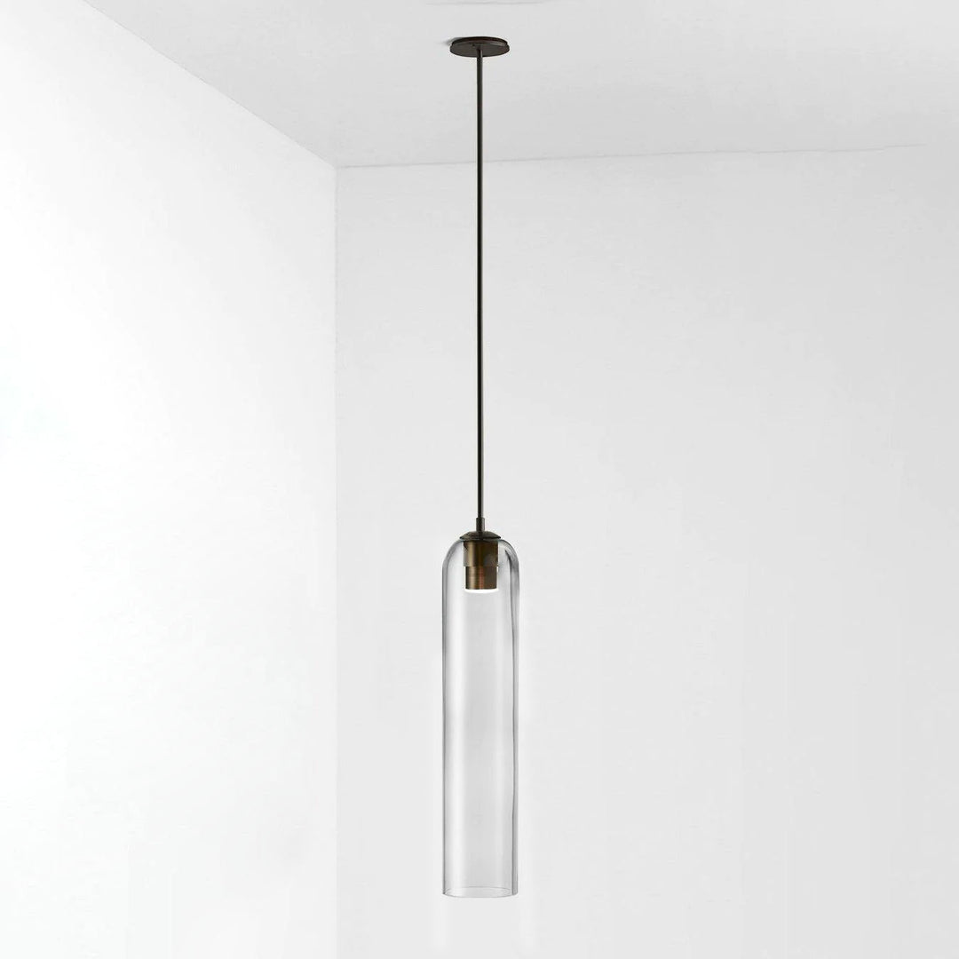 Long Tube Glass Pendant Light - Vakkerlight