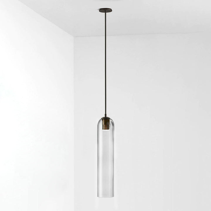 Long Tube Glass Pendant Light - Vakkerlight