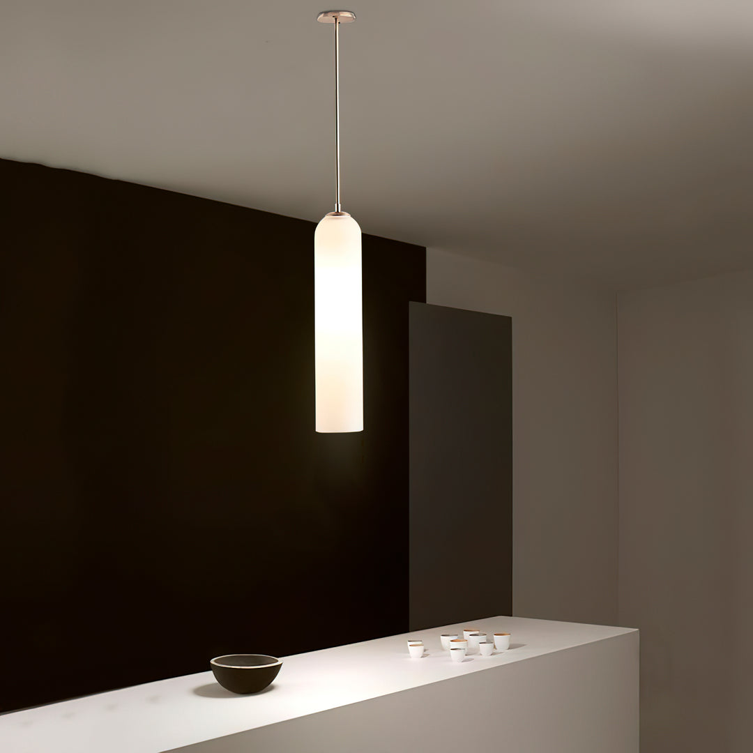 Long Tube Glass Pendant Light - Vakkerlight