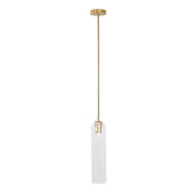 Long Tube Glass Pendant Light