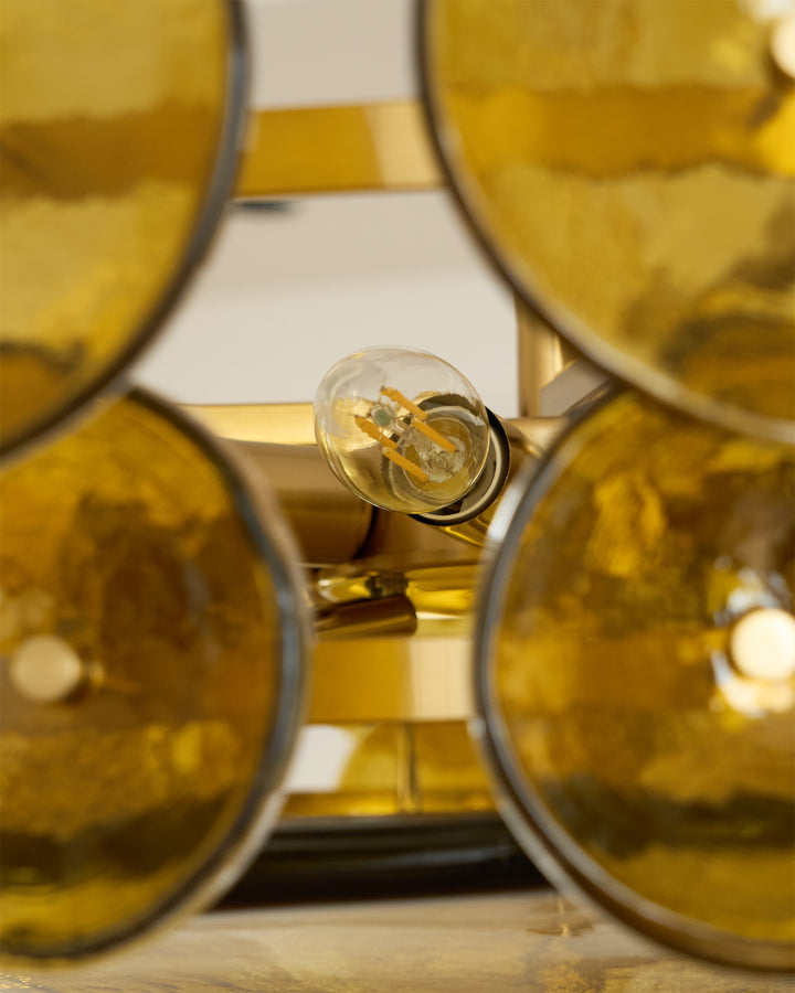 Solaris Disc Murano Chandelier - Vakkerlight