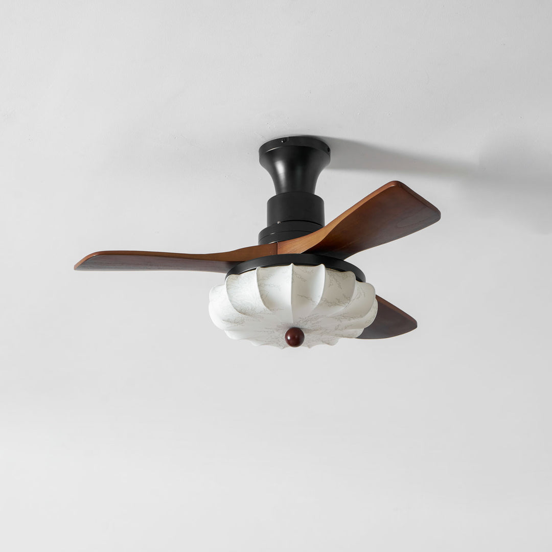 Lotus Bloom Ceiling Fan Light - Vakkerlight