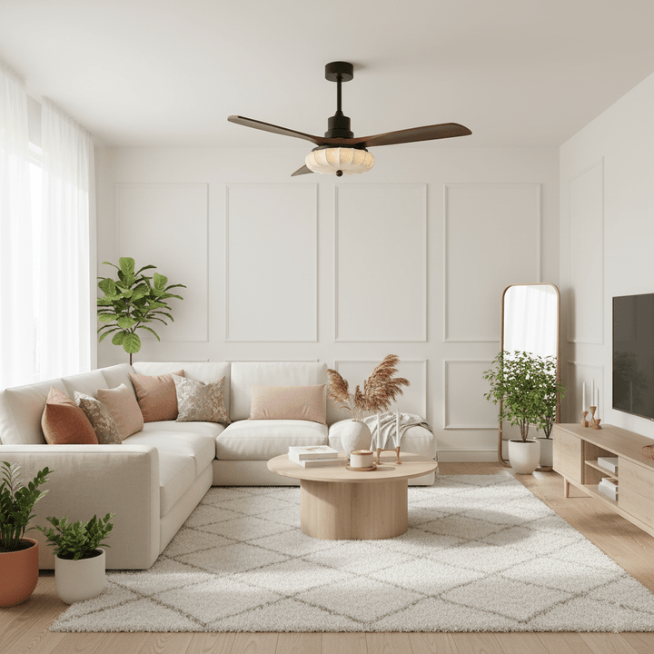 Lotus Bloom Ceiling Fan Light - Vakkerlight