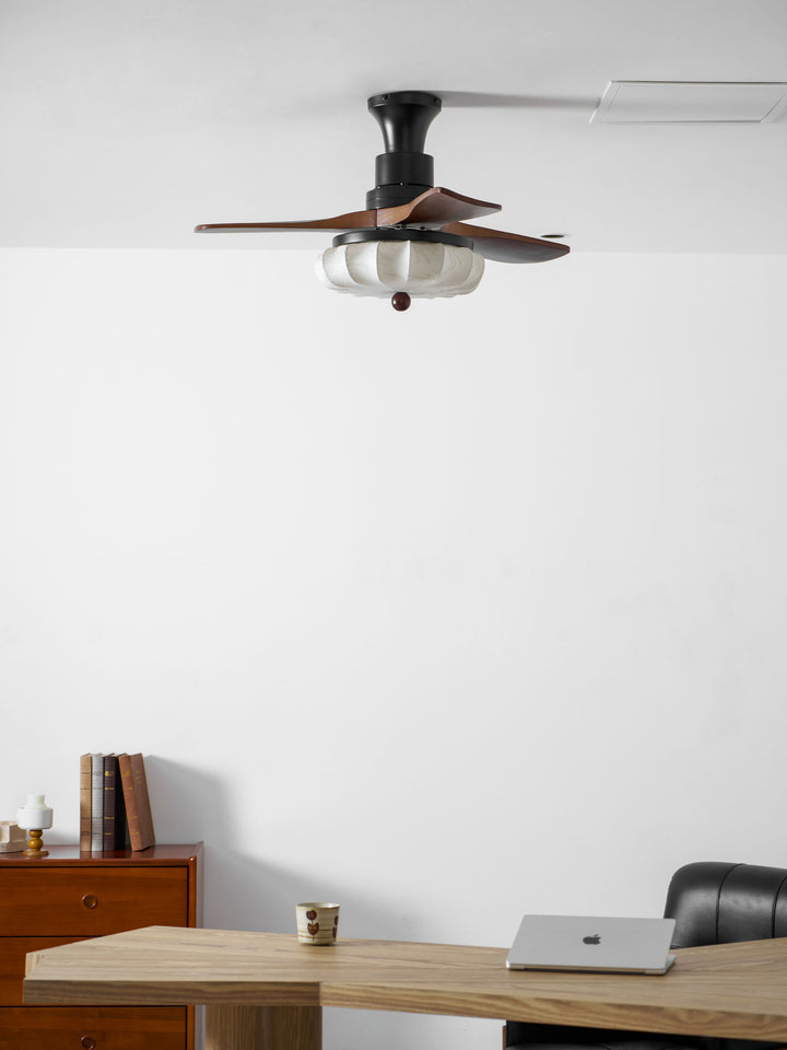 Lotus Bloom Ceiling Fan Light - Vakkerlight