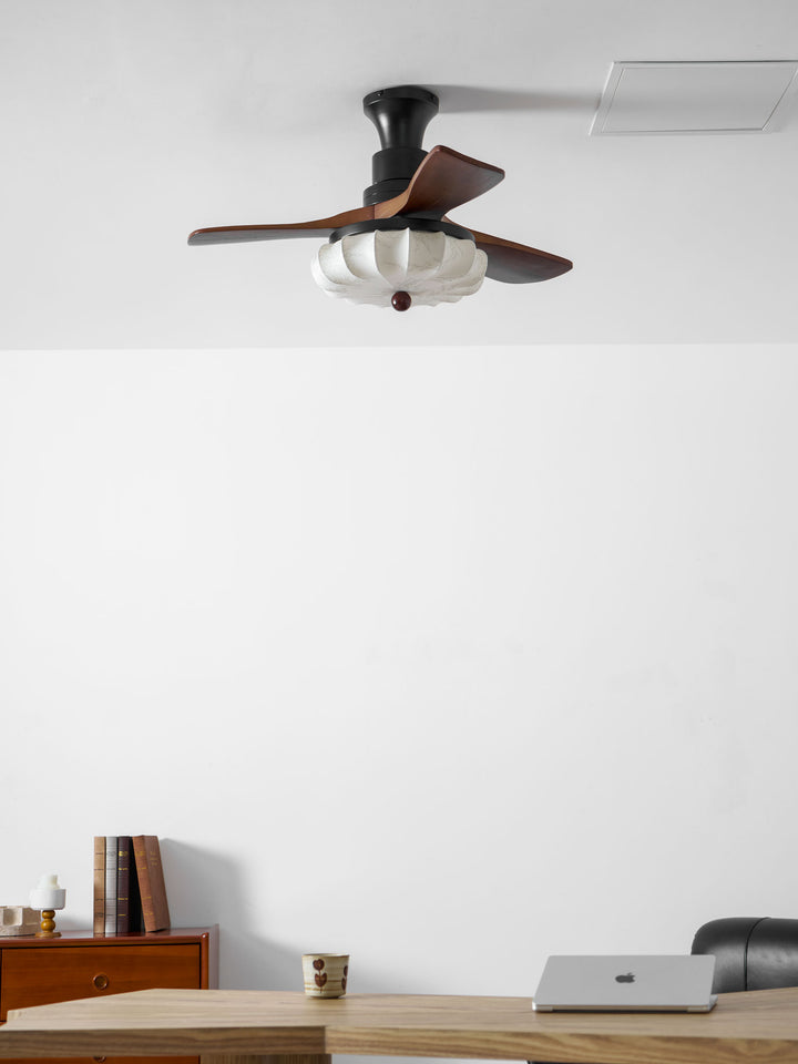 Lotus Bloom Ceiling Fan Light - Vakkerlight