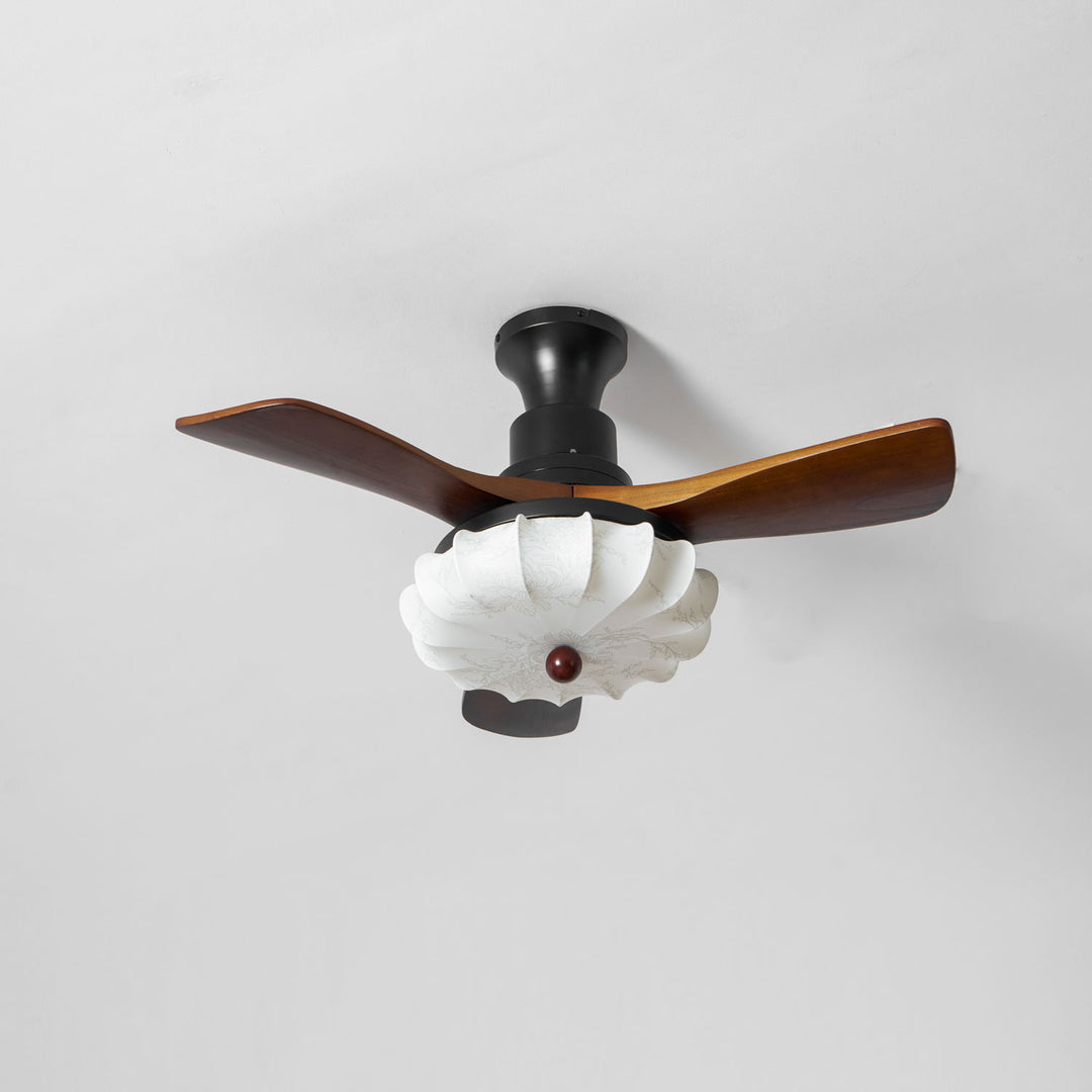 Lotus Bloom Ceiling Fan Light - Vakkerlight