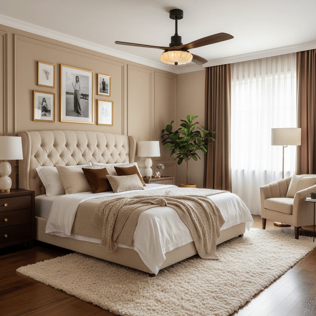 Lotus Bloom Ceiling Fan Light - Vakkerlight