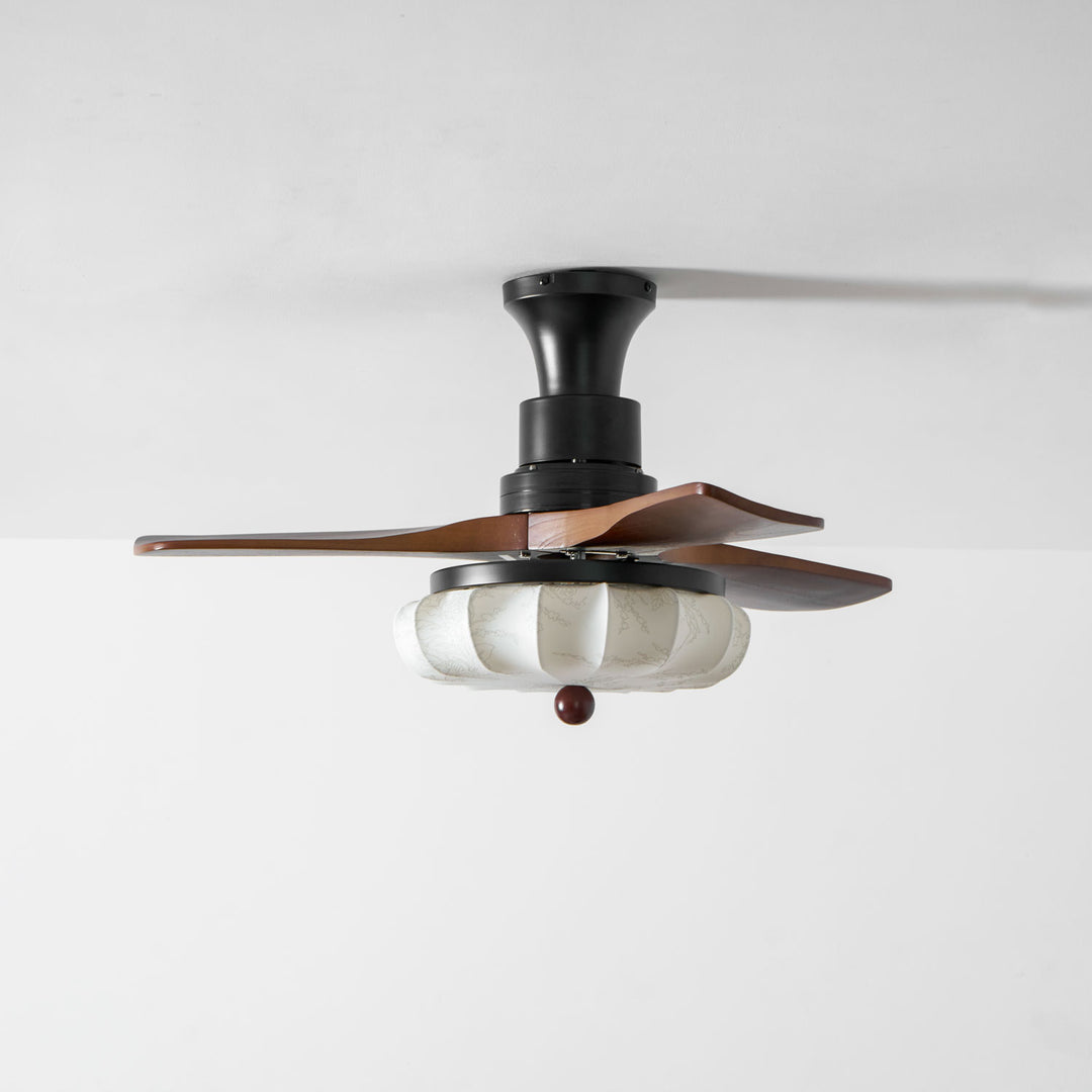 Lotus Bloom Ceiling Fan Light - Vakkerlight