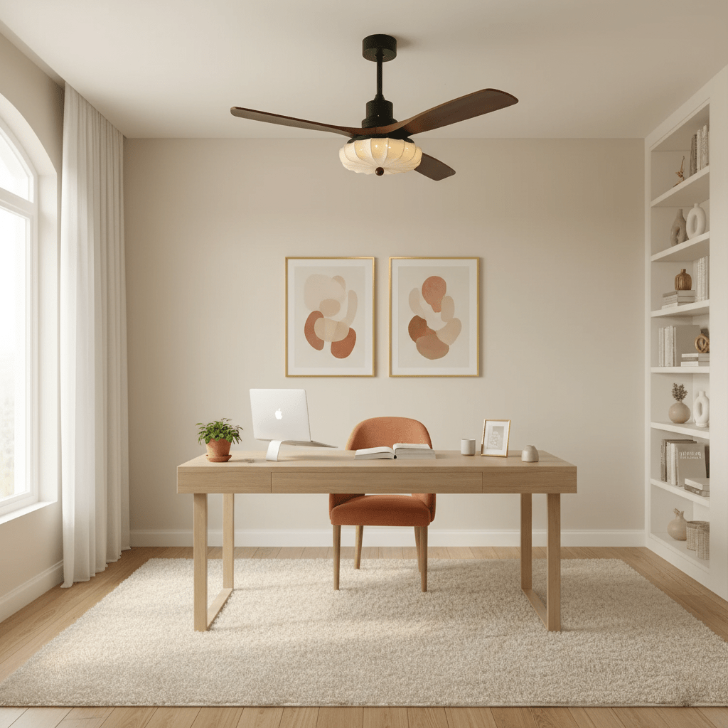 Lotus Bloom Ceiling Fan Light - Vakkerlight