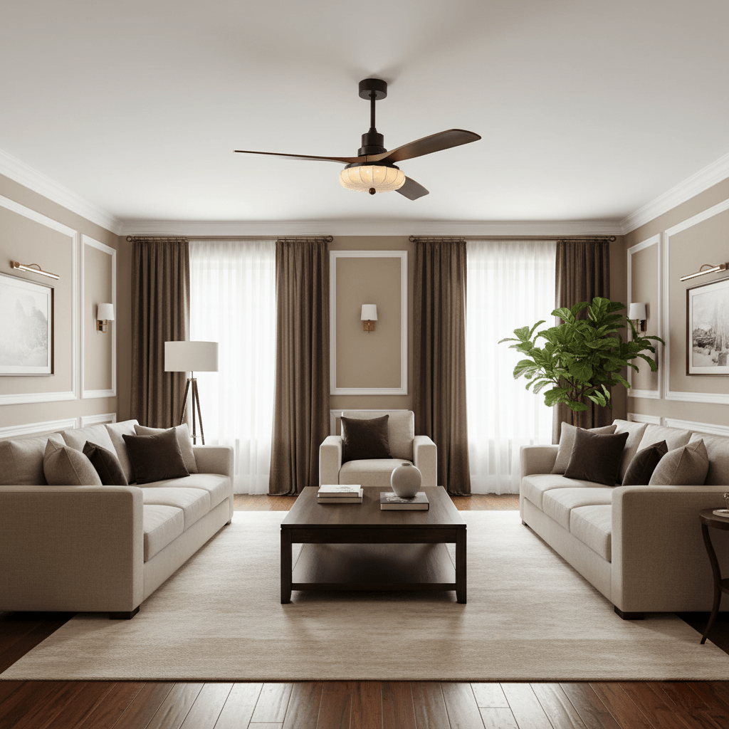 Lotus Bloom Ceiling Fan Light - Vakkerlight