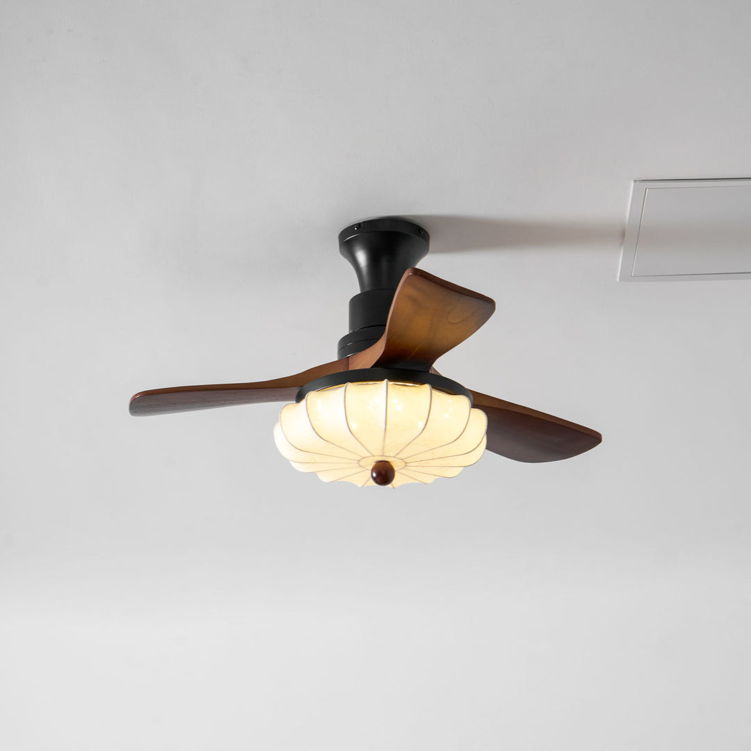 Lotus Bloom Ceiling Fan Light - Vakkerlight
