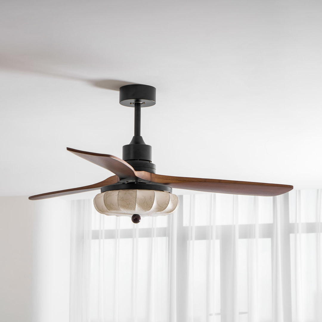 Lotus Bloom Ceiling Fan Light - Vakkerlight