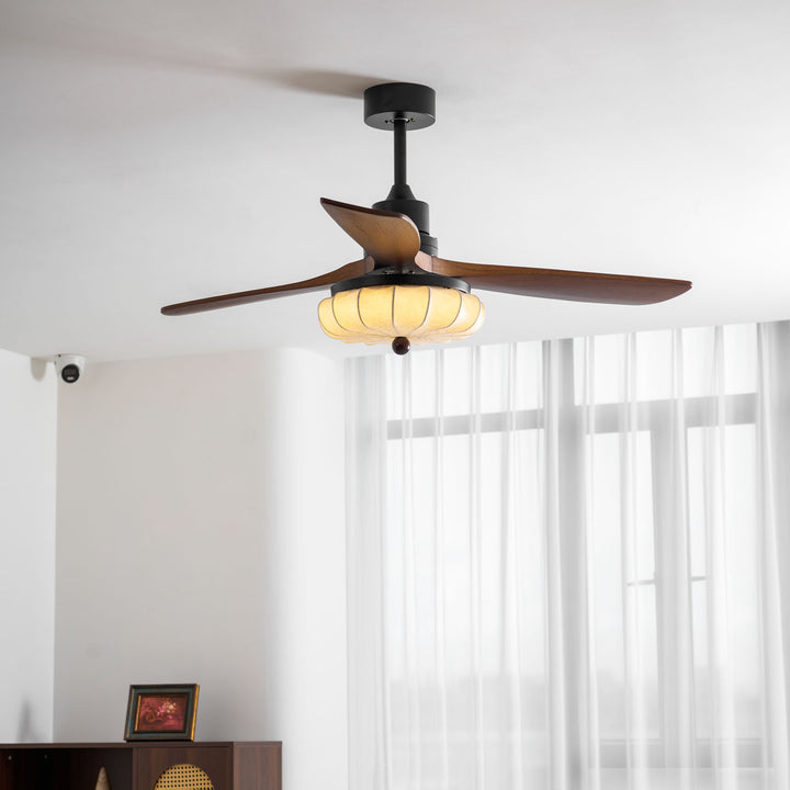Lotus Bloom Ceiling Fan Light - Vakkerlight