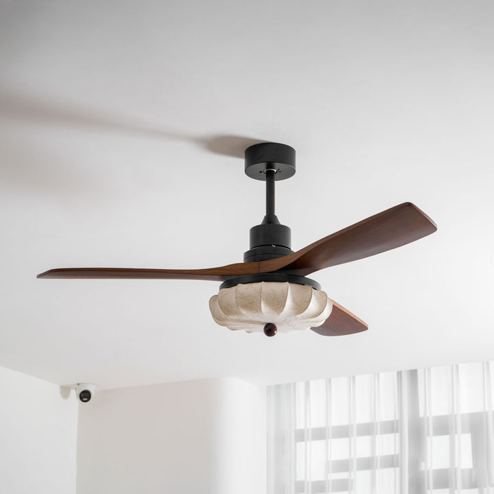 Lotus Bloom Ceiling Fan Light - Vakkerlight