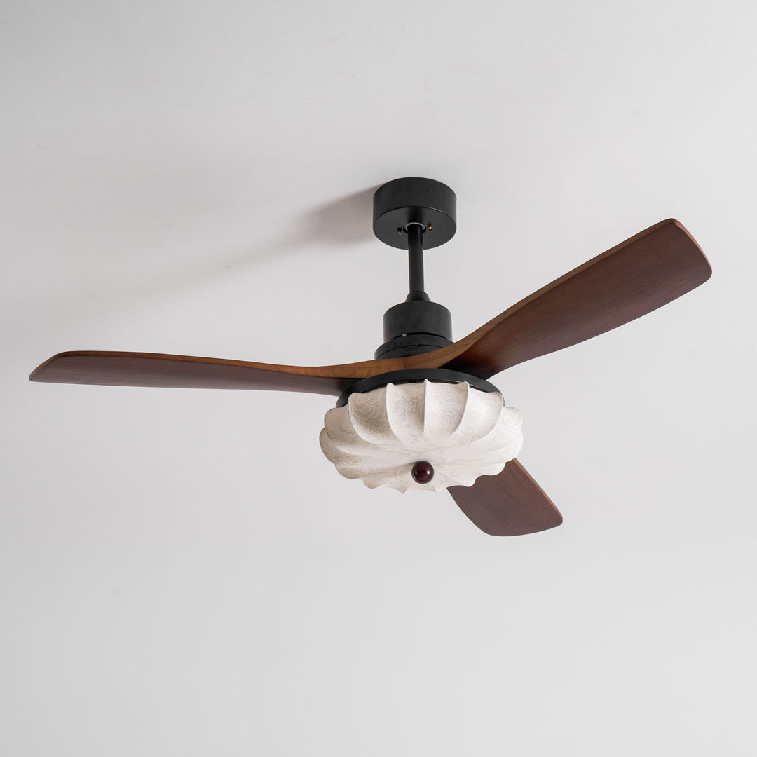 Lotus Bloom Ceiling Fan Light - Vakkerlight