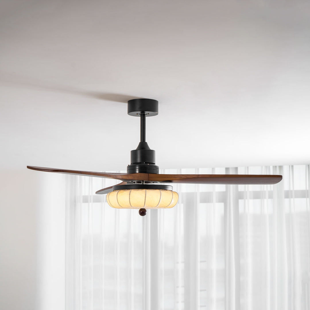 Lotus Bloom Ceiling Fan Light - Vakkerlight