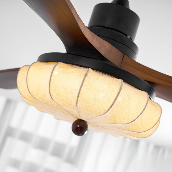 Lotus Bloom Ceiling Fan Light - Vakkerlight