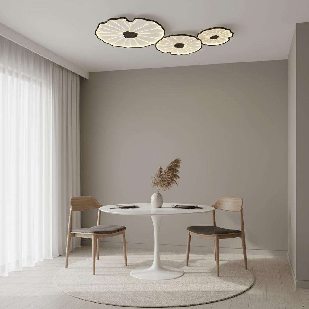 Lotus Leaf Acrylic Ceiling Lamp - Vakkerlight