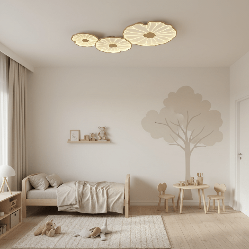 Lotus Leaf Acrylic Ceiling Lamp - Vakkerlight