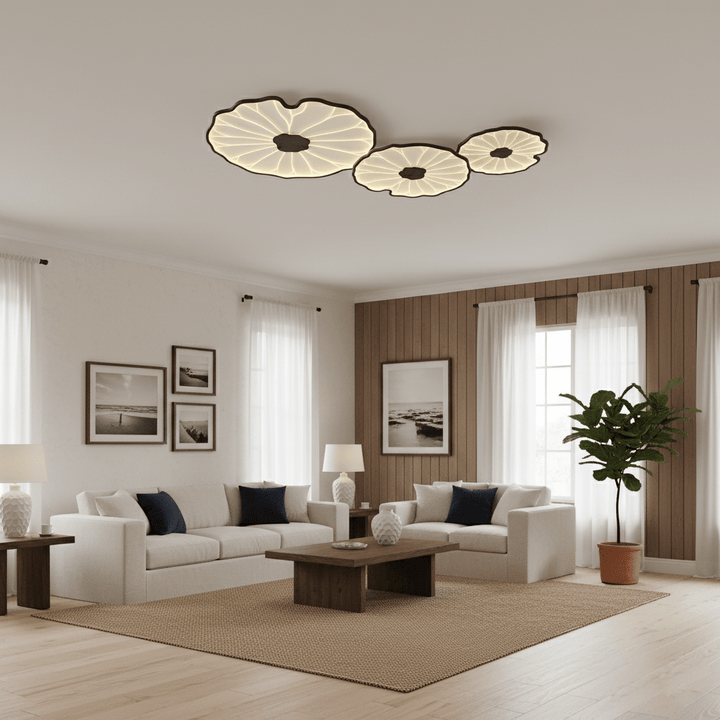 Lotus Leaf Acrylic Ceiling Lamp - Vakkerlight