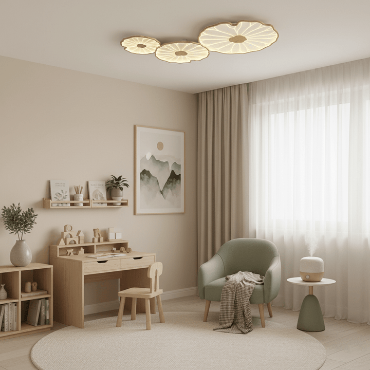 Lotus Leaf Acrylic Ceiling Lamp - Vakkerlight