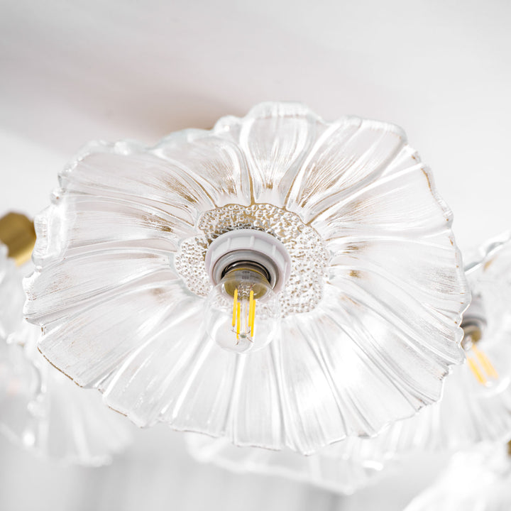 Lotus Leaf Glass Ceiling Lamp - Vakkerlight