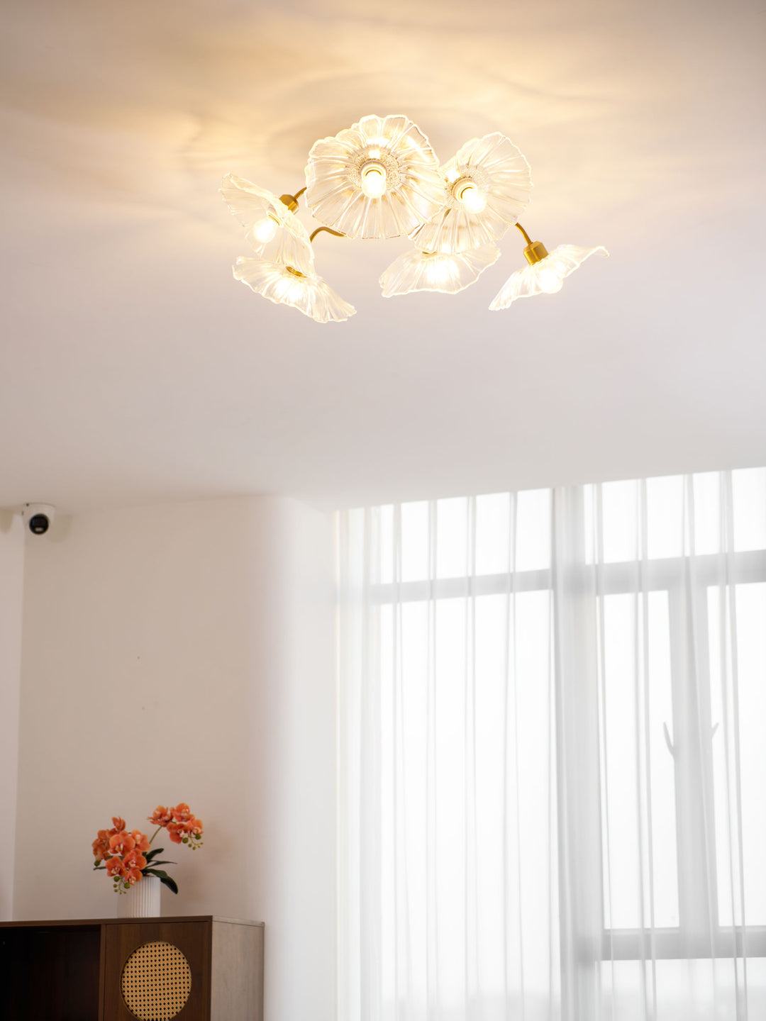 Lotus Leaf Glass Ceiling Lamp - Vakkerlight
