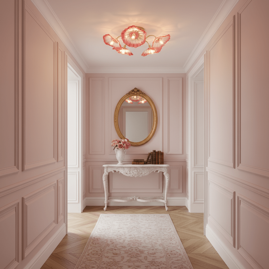 Lotus Leaf Glass Ceiling Lamp - Vakkerlight