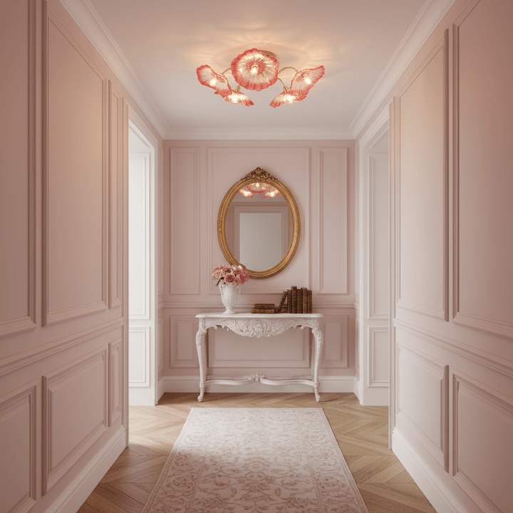 Lotus Leaf Glass Ceiling Lamp - Vakkerlight