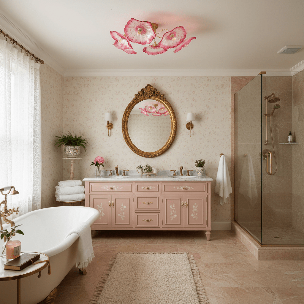 Lotus Leaf Glass Ceiling Lamp - Vakkerlight