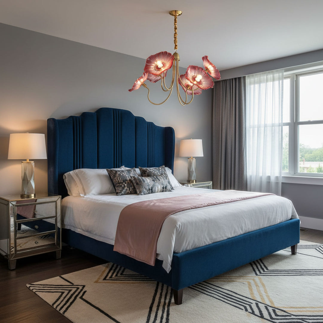 Lotus Leaf Glass Chandelier - Vakkerlight