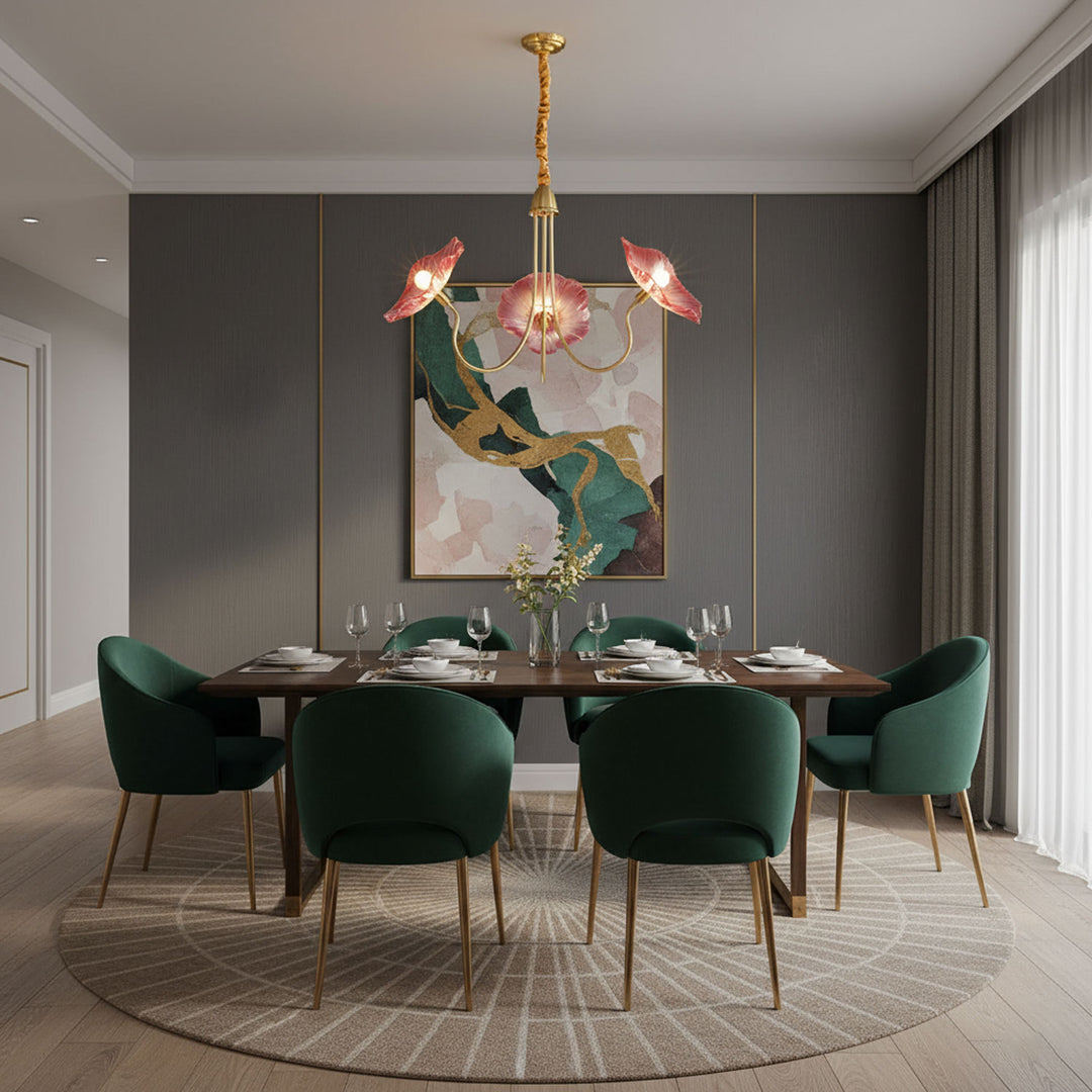 Lotus Leaf Glass Chandelier - Vakkerlight