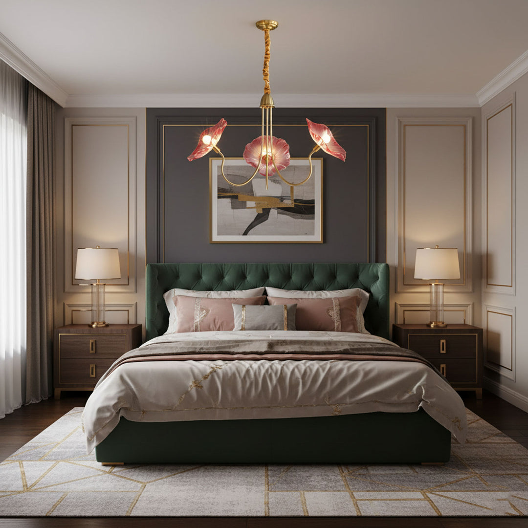 Lotus Leaf Glass Chandelier - Vakkerlight