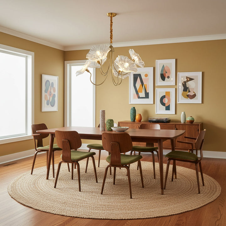 Lotus Leaf Glass Chandelier - Vakkerlight