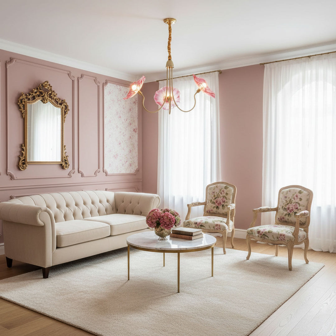 Lotus Leaf Glass Chandelier - Vakkerlight